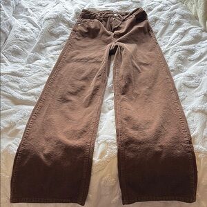 H&M Brown Flare & Wide Leg Jeans